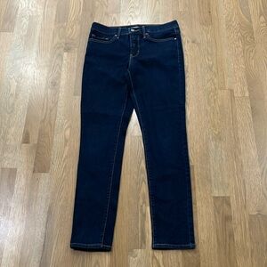 Levi's Women's Blue Dark Wash Denim Cotton 311 Shaping Skinny Jeans